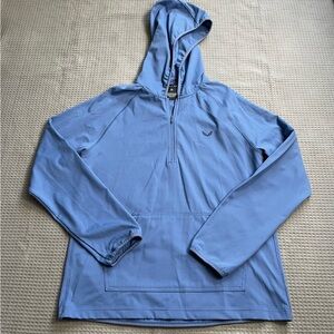 Castore Performance Hoodie Shirt XL (US Large) Men’s Blue Athletic 1/4 Zip